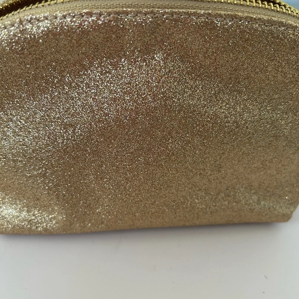 bareMinerals Shimmering Gold Pouch - Evening Bag - Cosmetics Bag - BRAND NEW